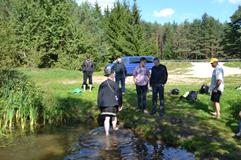 Seminarijos bendruomens poilsis pakeliui  Trakus