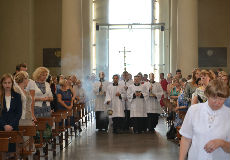 Procesija Vilniaus Arkikatedroje bazilijoke 